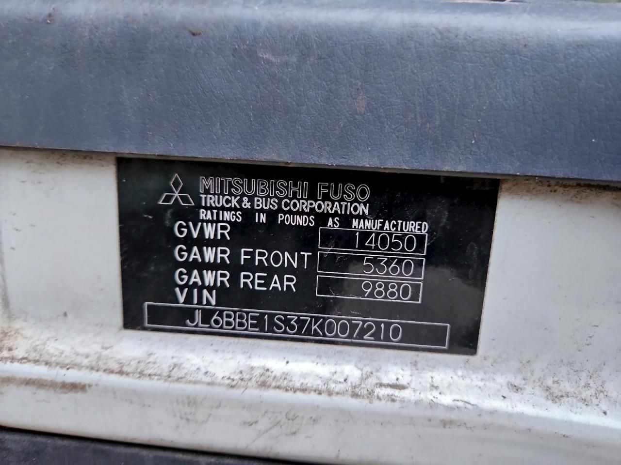 2007 Mitsubishi Fuso Truck OF America INC FE 84D