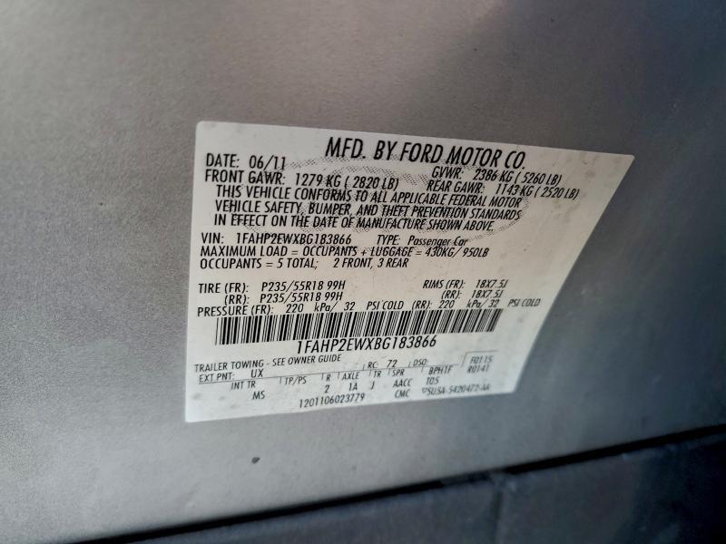 2011 Ford Taurus sel