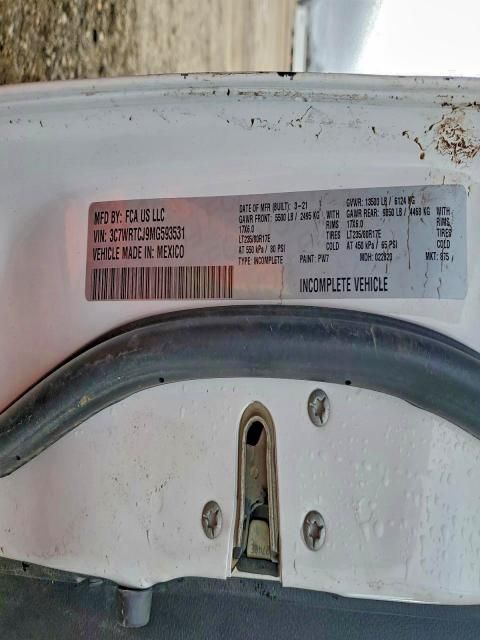 2021 Dodge RAM 3500 Utility / Service Truck