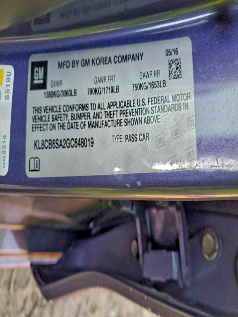 2016 Chevrolet Spark ls