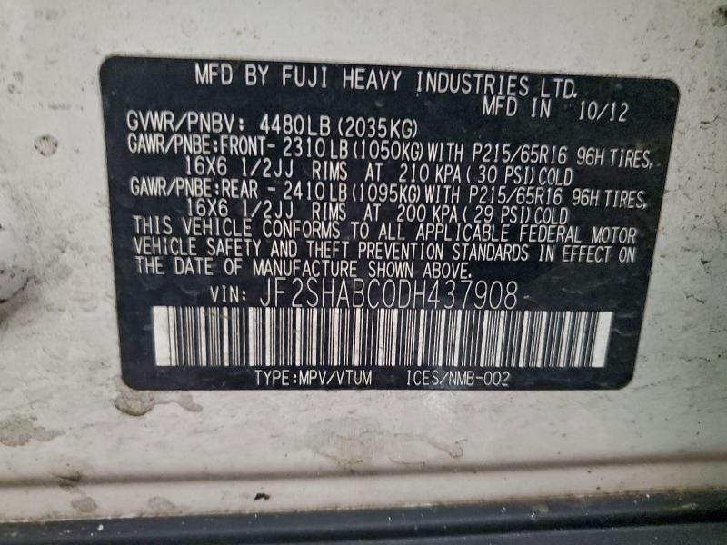 2013 Subaru Forester 2.5x