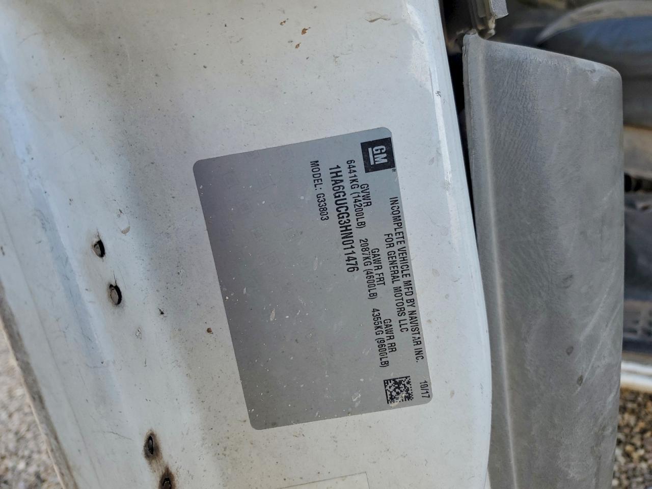 2017 Chevrolet Express G4500 Delivery Truck