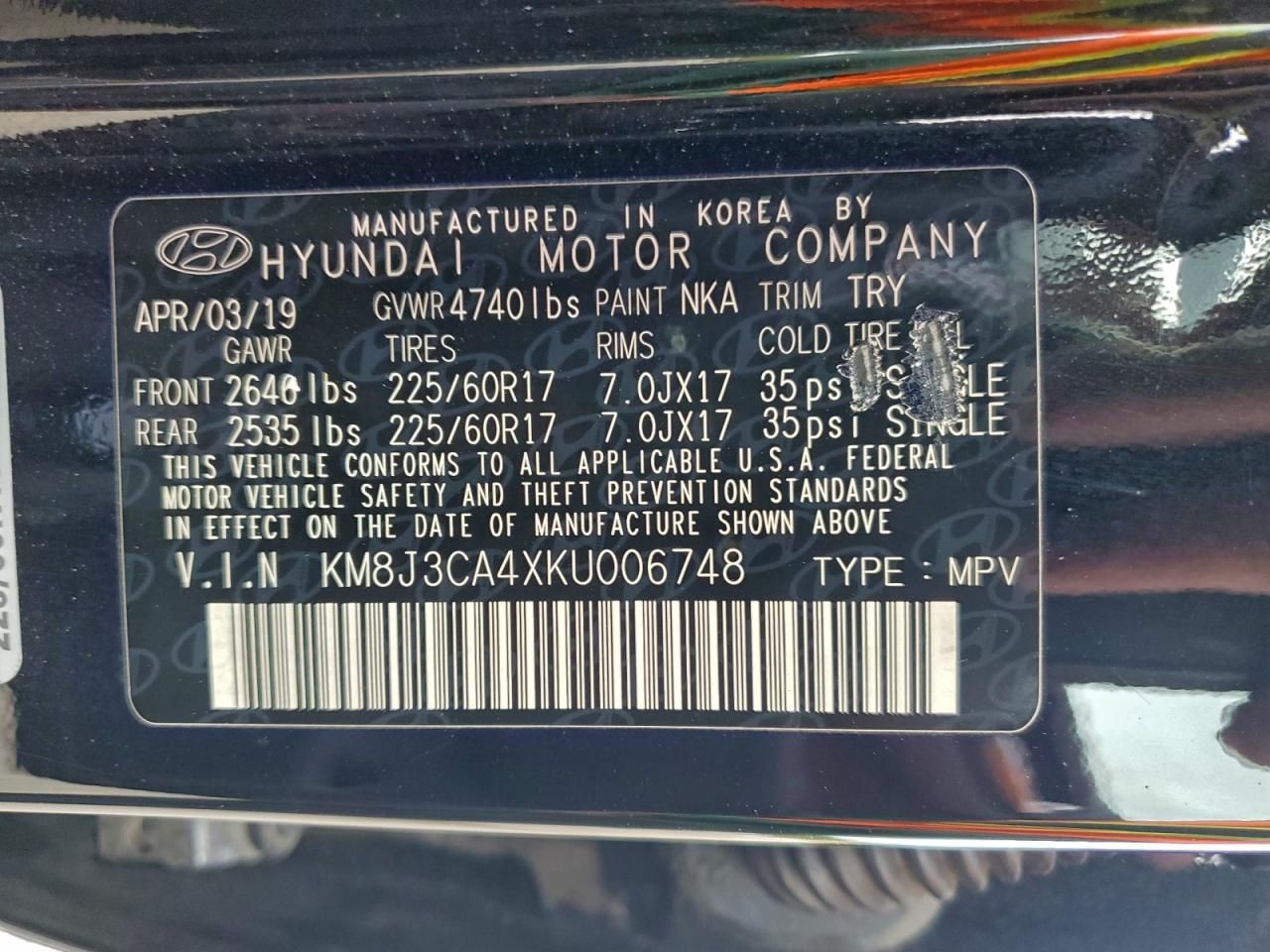 2019 Hyundai Tucson Limited