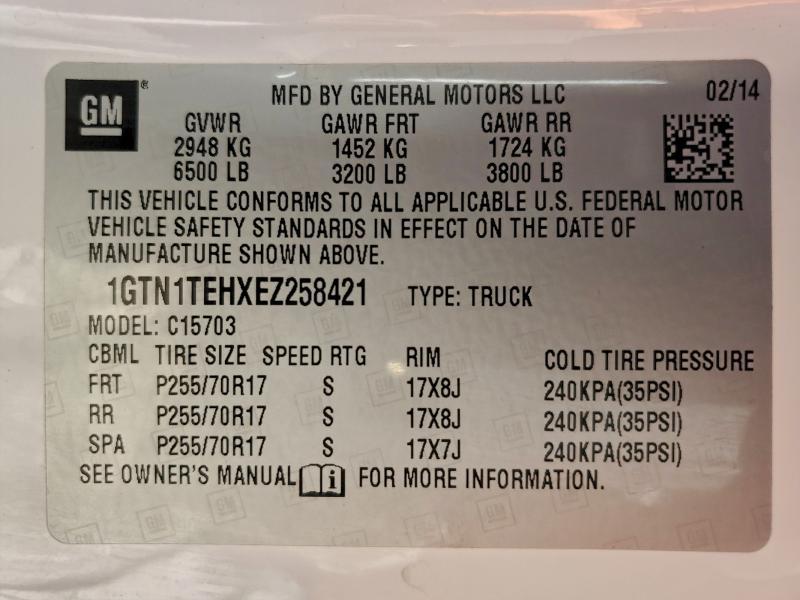 2014 GMC Sierra C1500