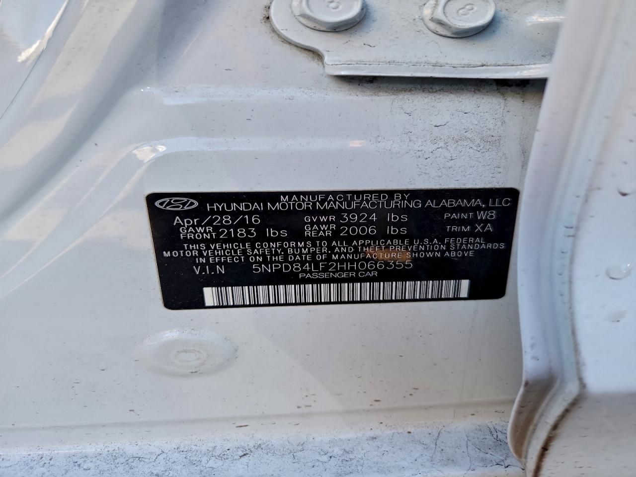 2017 Hyundai Elantra se