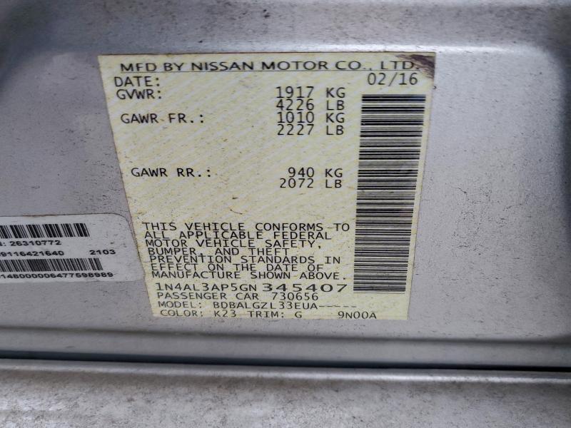 2016 Nissan Altima 2.5