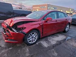 Salvage cars for sale from Copart Littleton, CO: 2015 Ford Fusion se