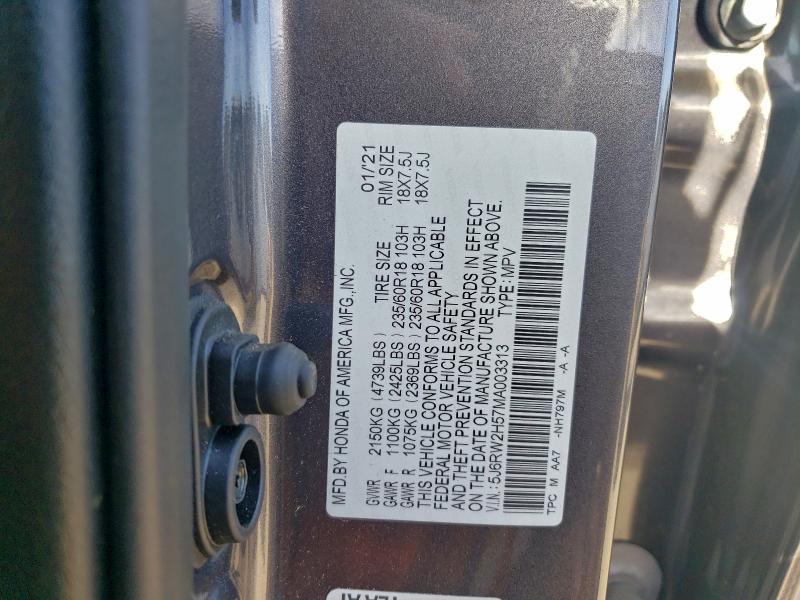 2021 Honda Cr-v ex