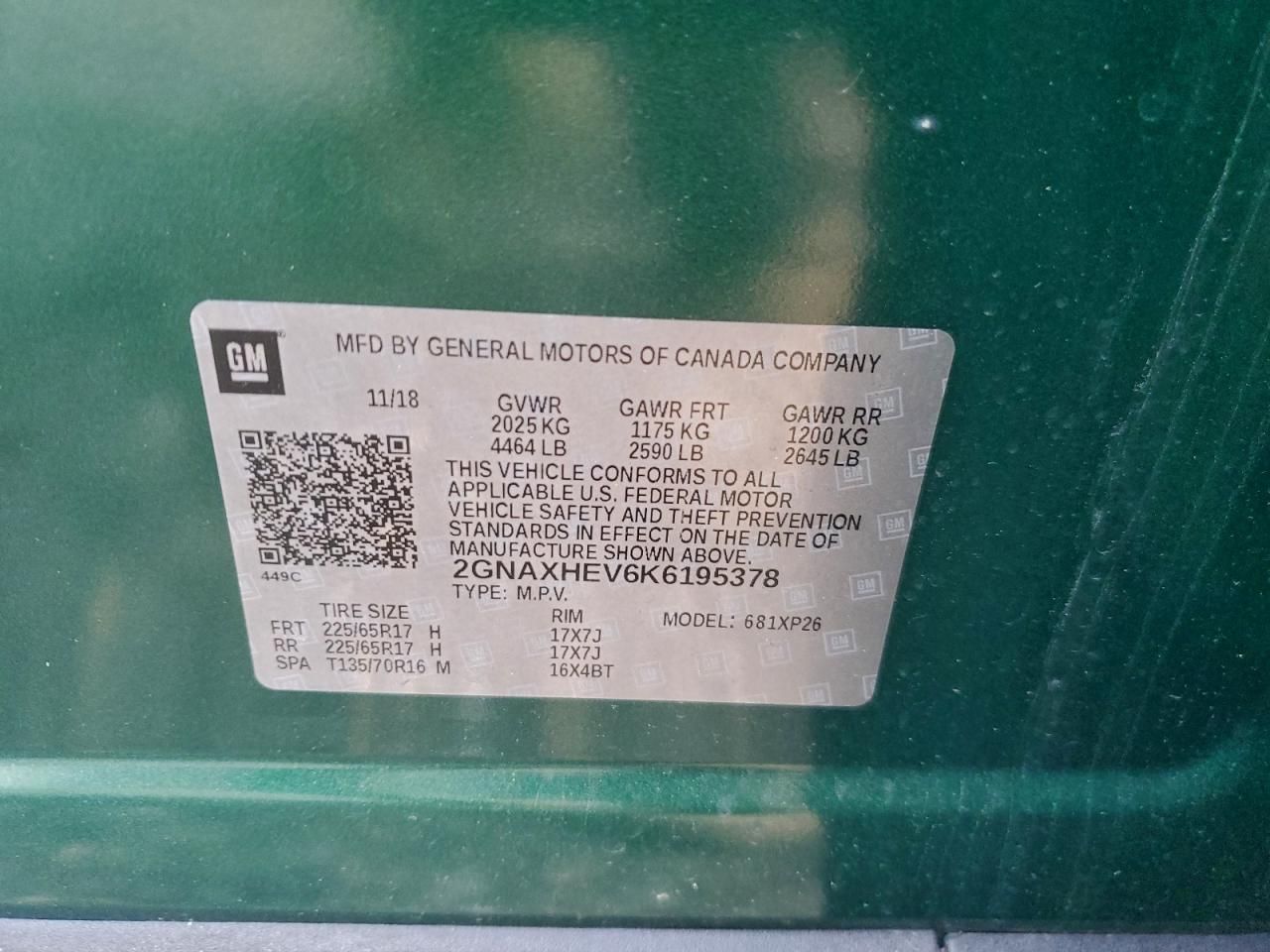 2019 Chevrolet Equinox ls