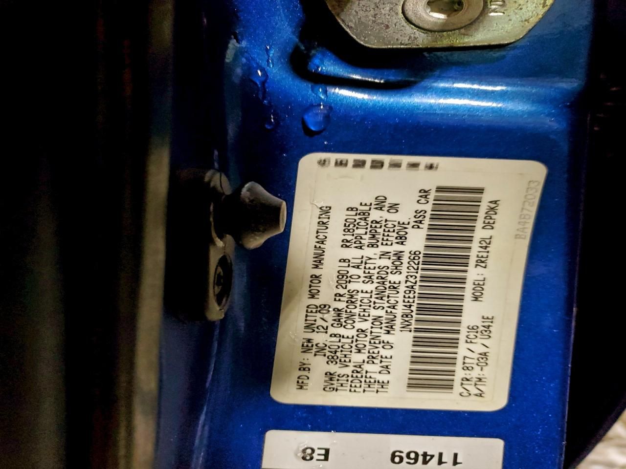 2010 Toyota Corolla Base