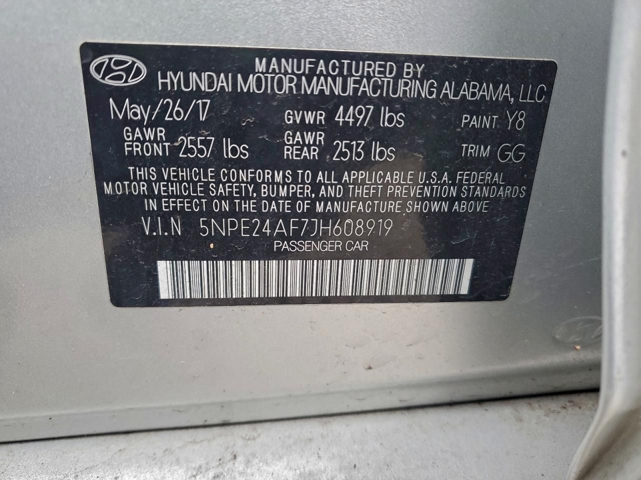 2018 Hyundai Sonata se