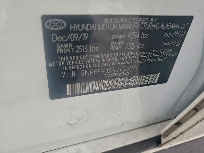 2020 Hyundai Sonata Limited