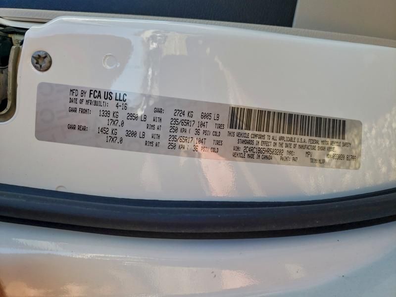 2017 Chrysler Pacifica Touring l