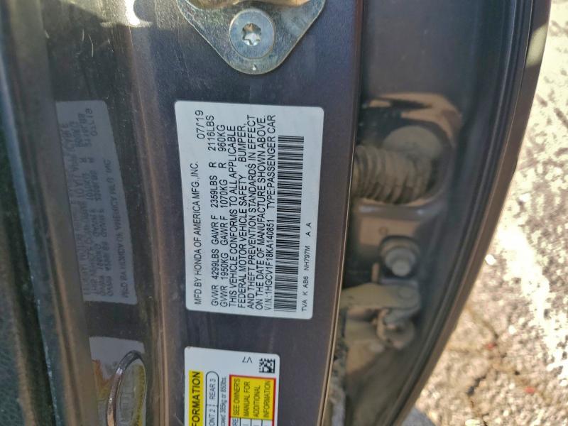 2019 Honda Accord lx
