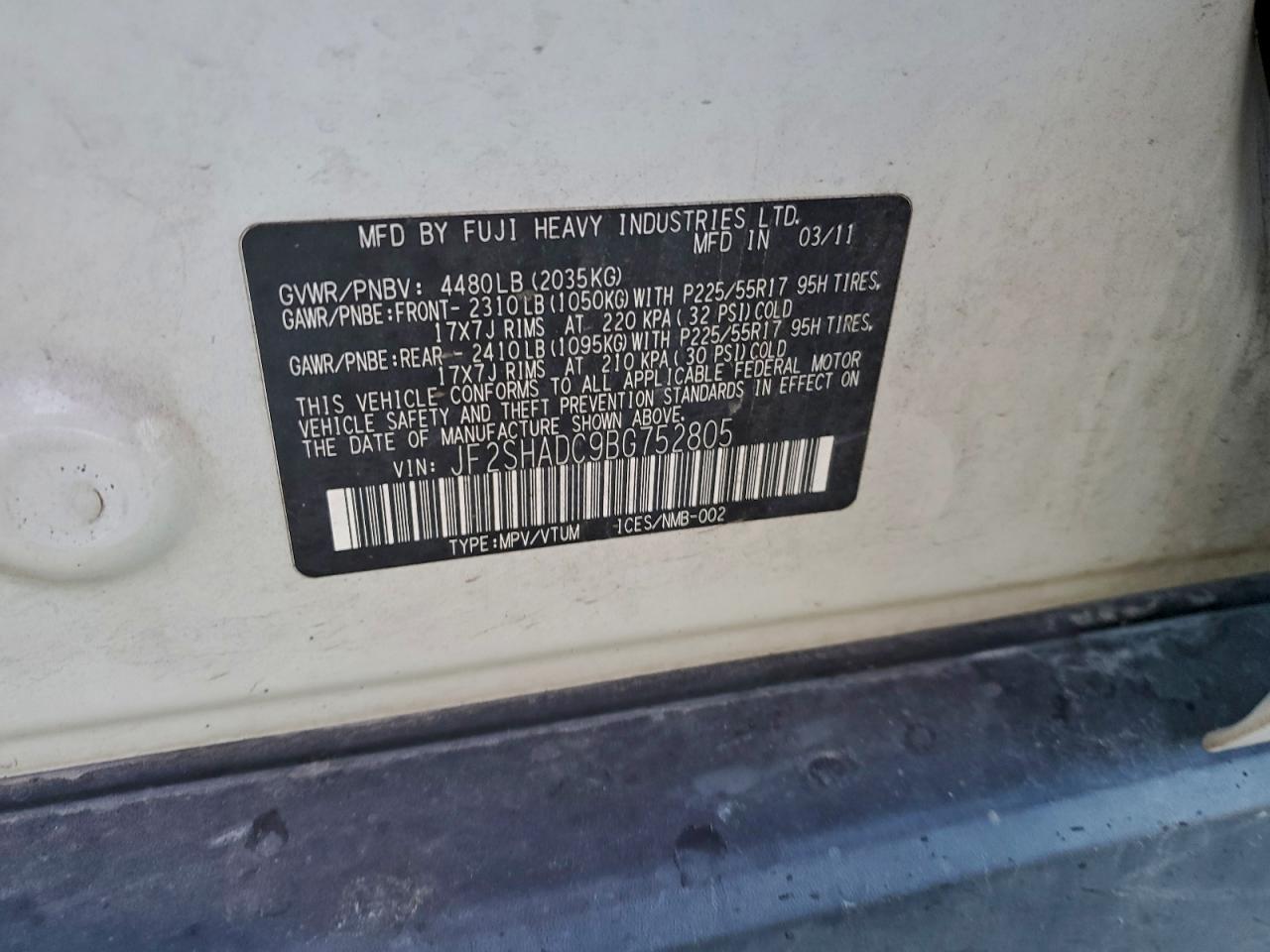 2011 Subaru Forester 2.5x Premium