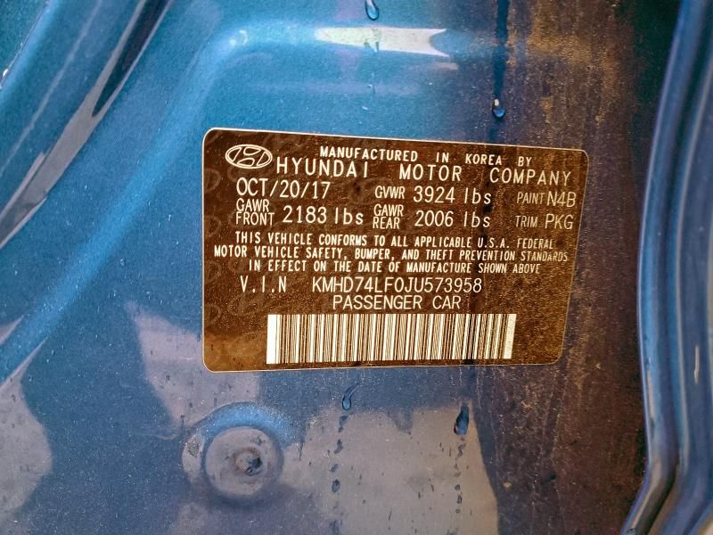 2018 Hyundai Elantra se