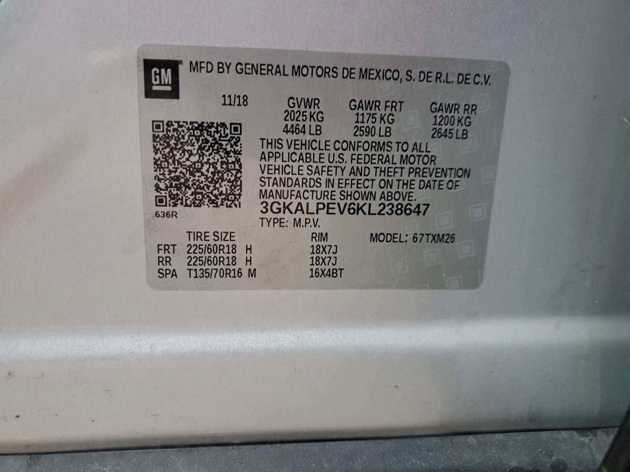 2019 GMC Terrain slt