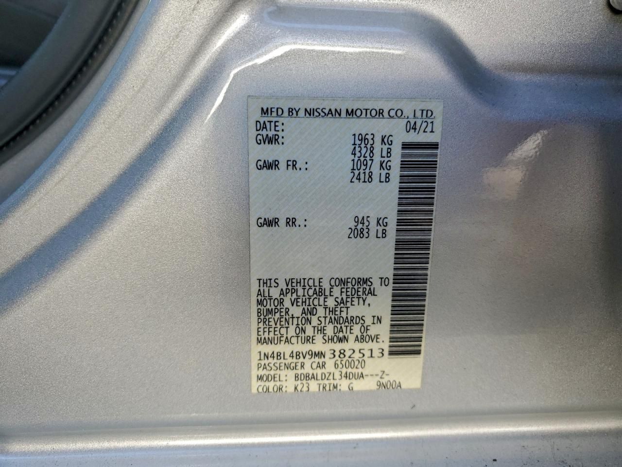 2021 Nissan Altima s