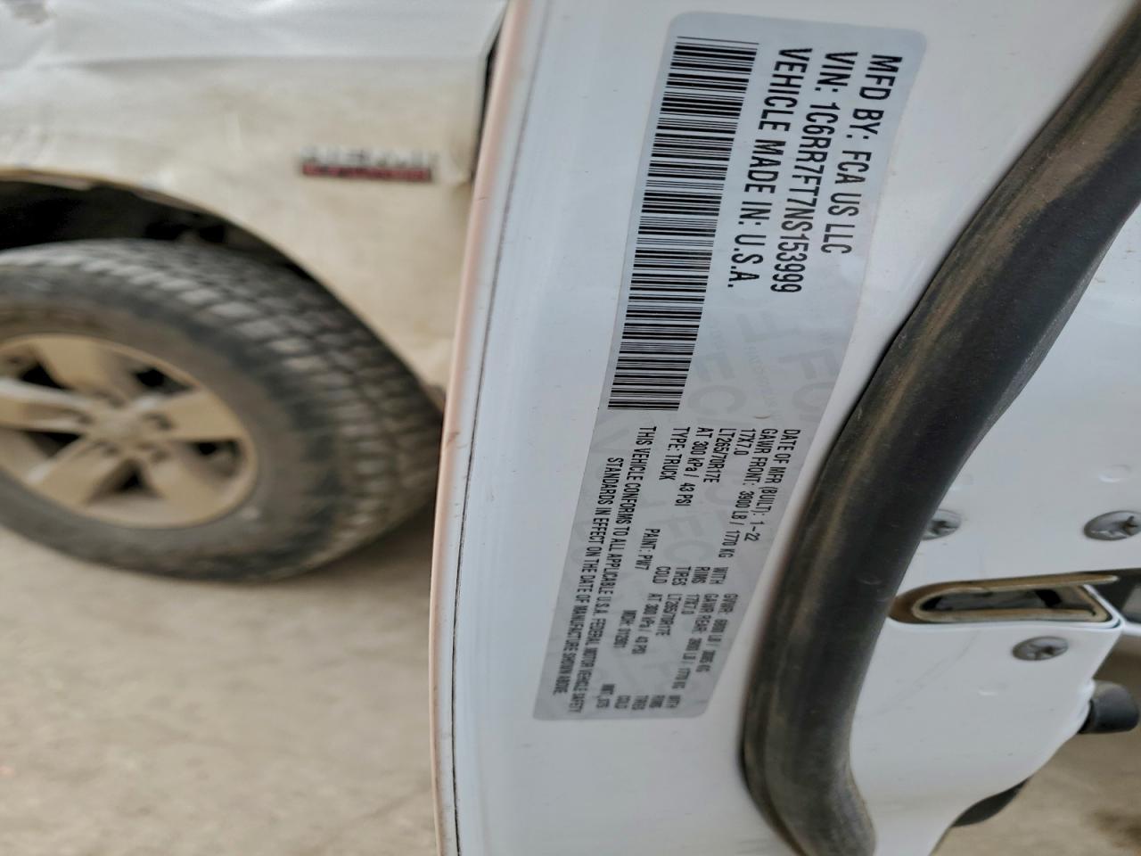 2022 Dodge Ram 1500 Classic Tradesman