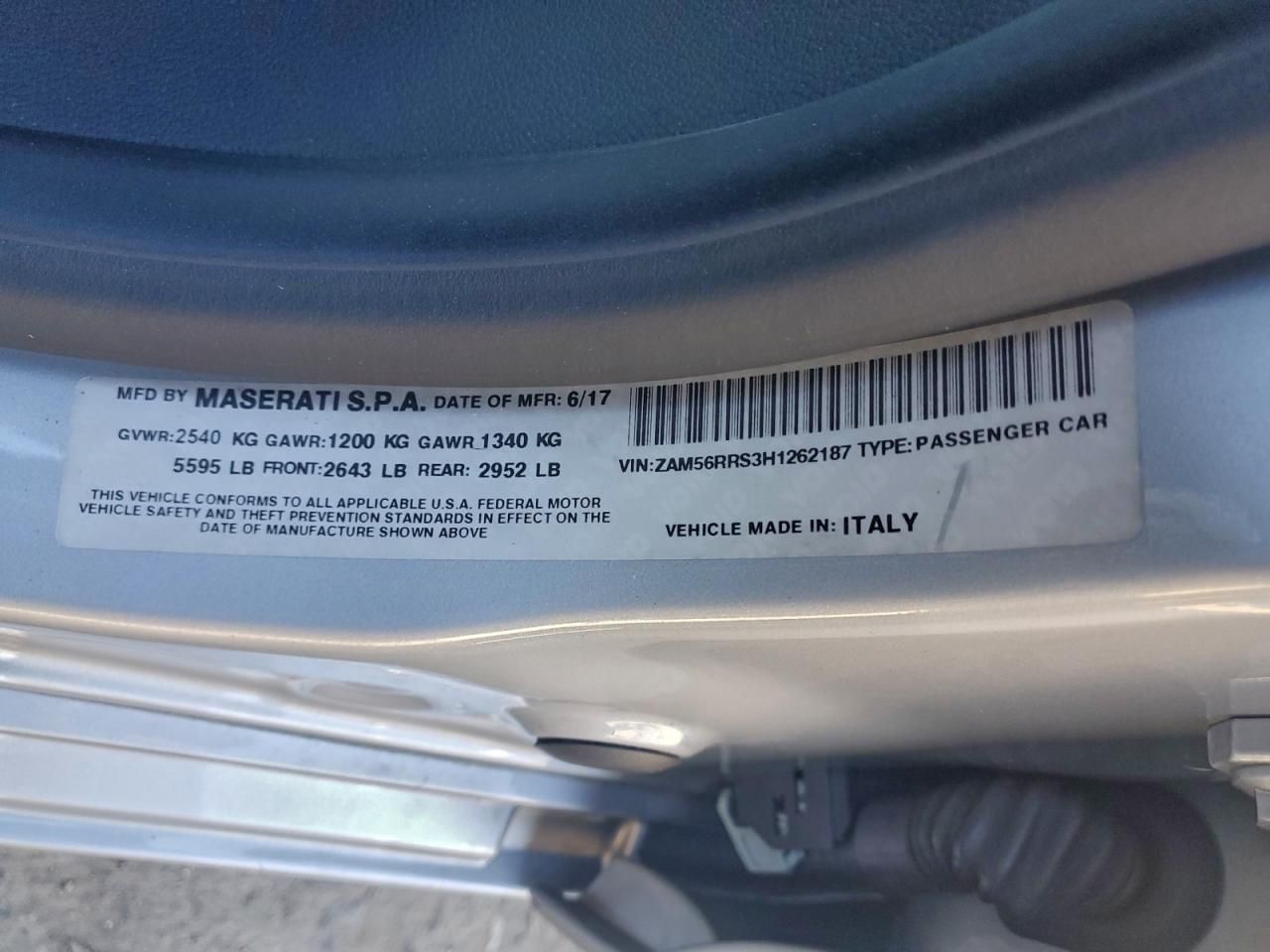 2017 Maserati Quattroporte s
