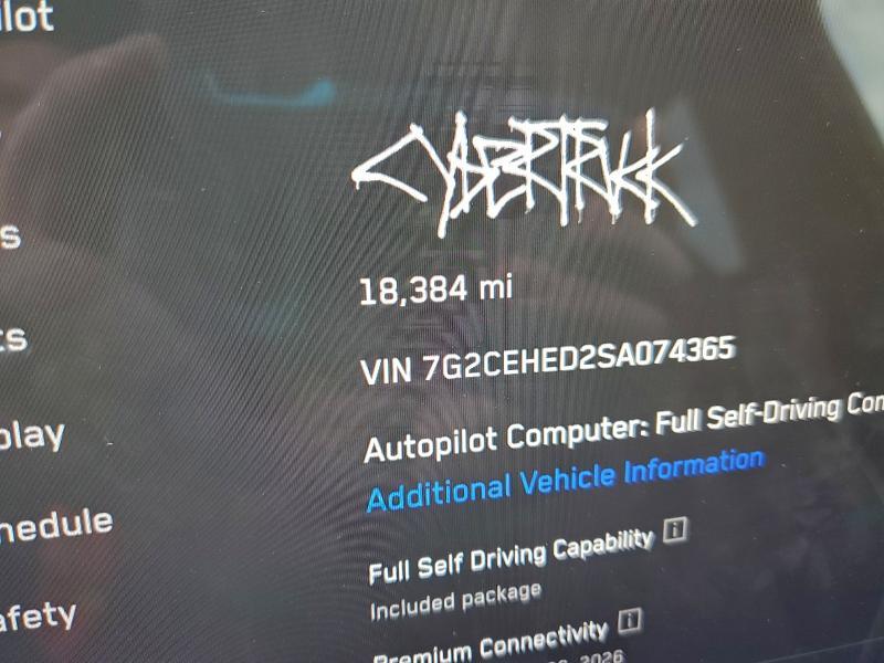 2025 Tesla Cybertruck