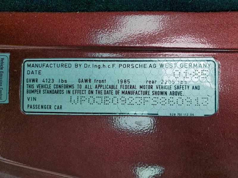 1985 Porsche 928 s