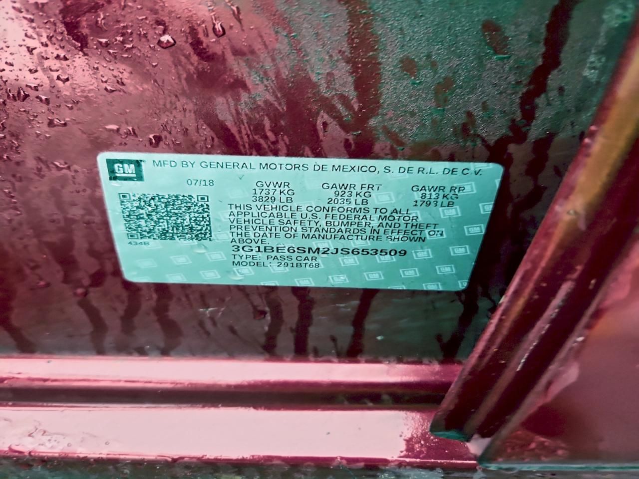 2018 Chevrolet Cruze lt