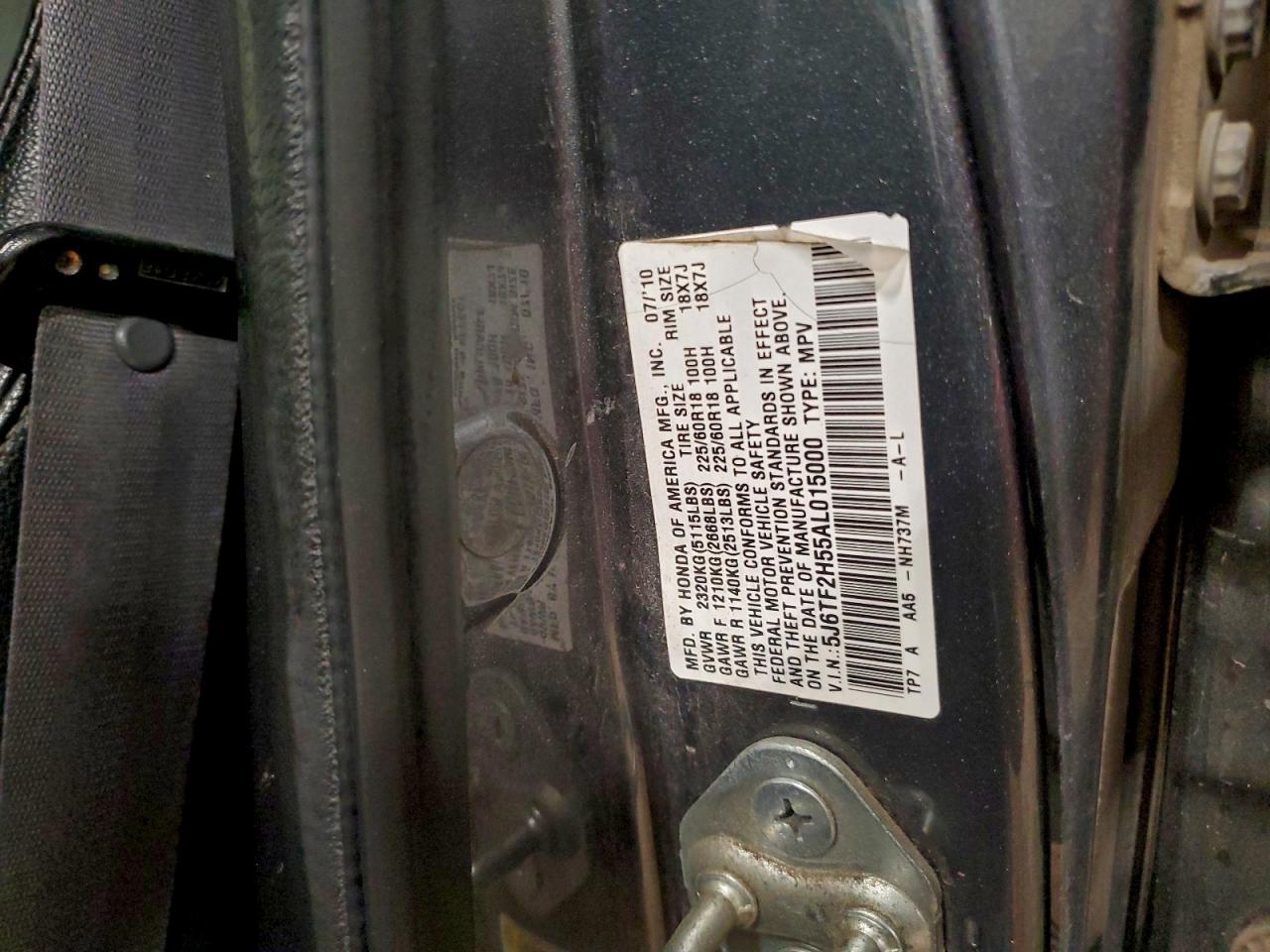 2010 Honda Accord Crosstour EXL