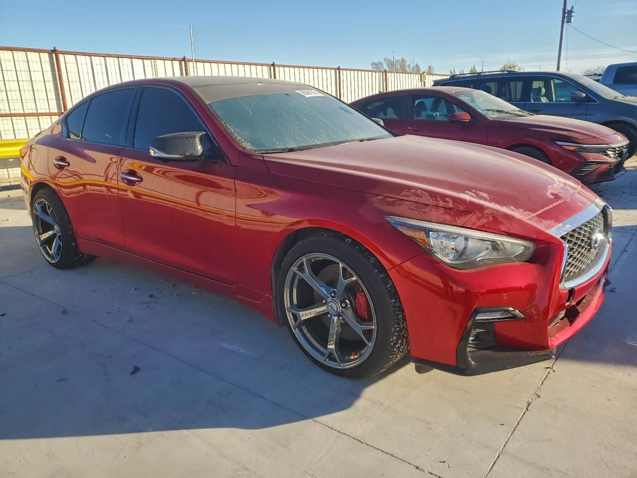 2021 Infiniti Q50 red Sport 400