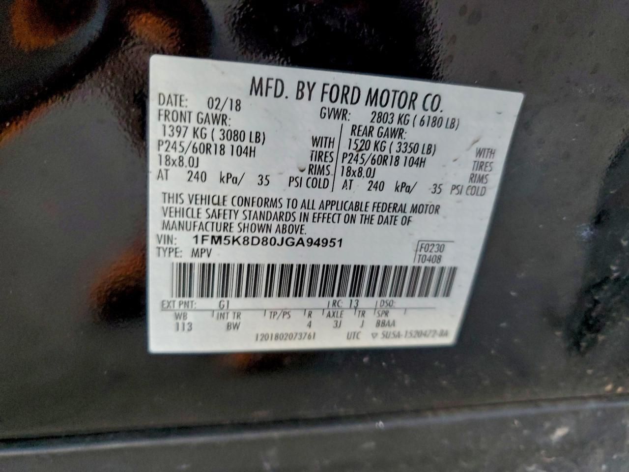 2018 Ford Explorer xlt