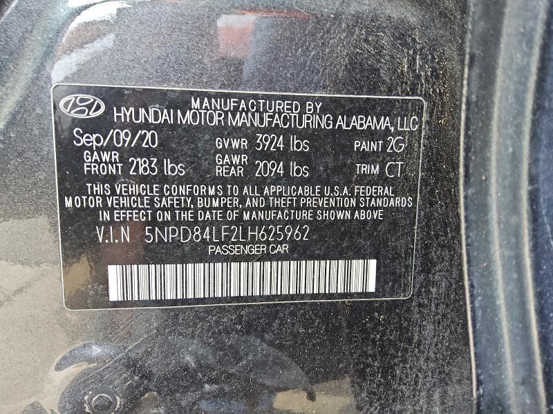 2020 Hyundai Elantra sel