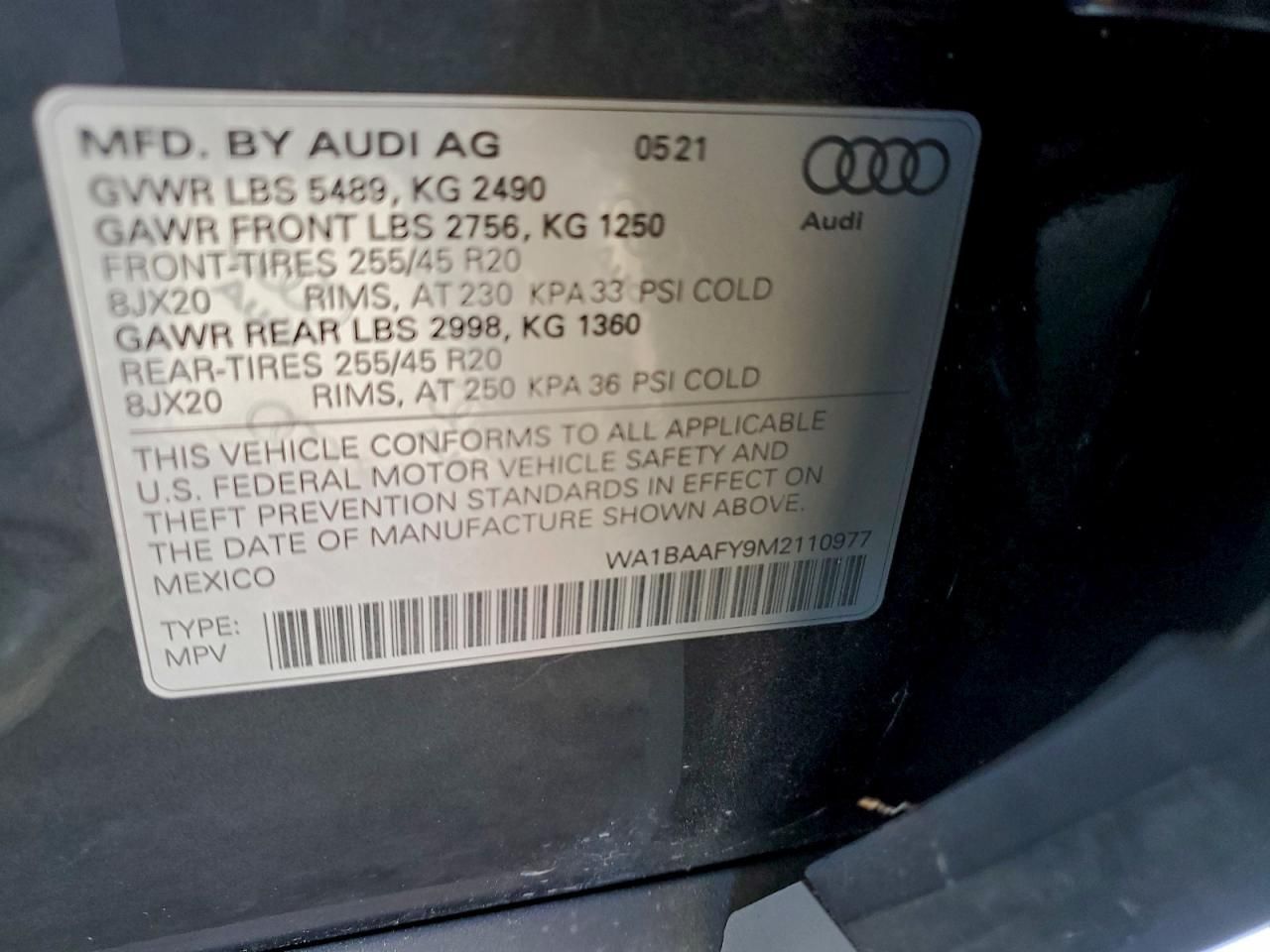 2021 Audi Q5 Premium Plus