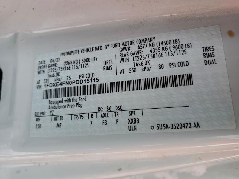 2023 Ford E450 Ambulance