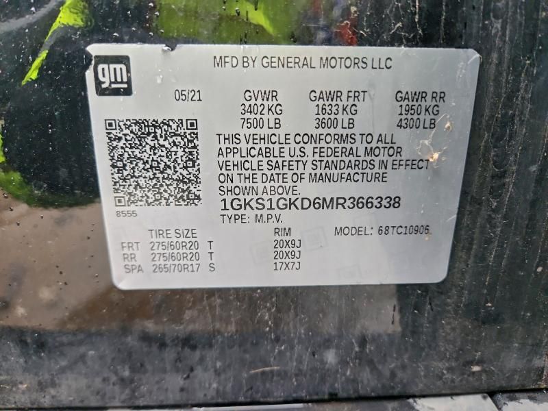 2021 GMC Yukon xl C1500 slt