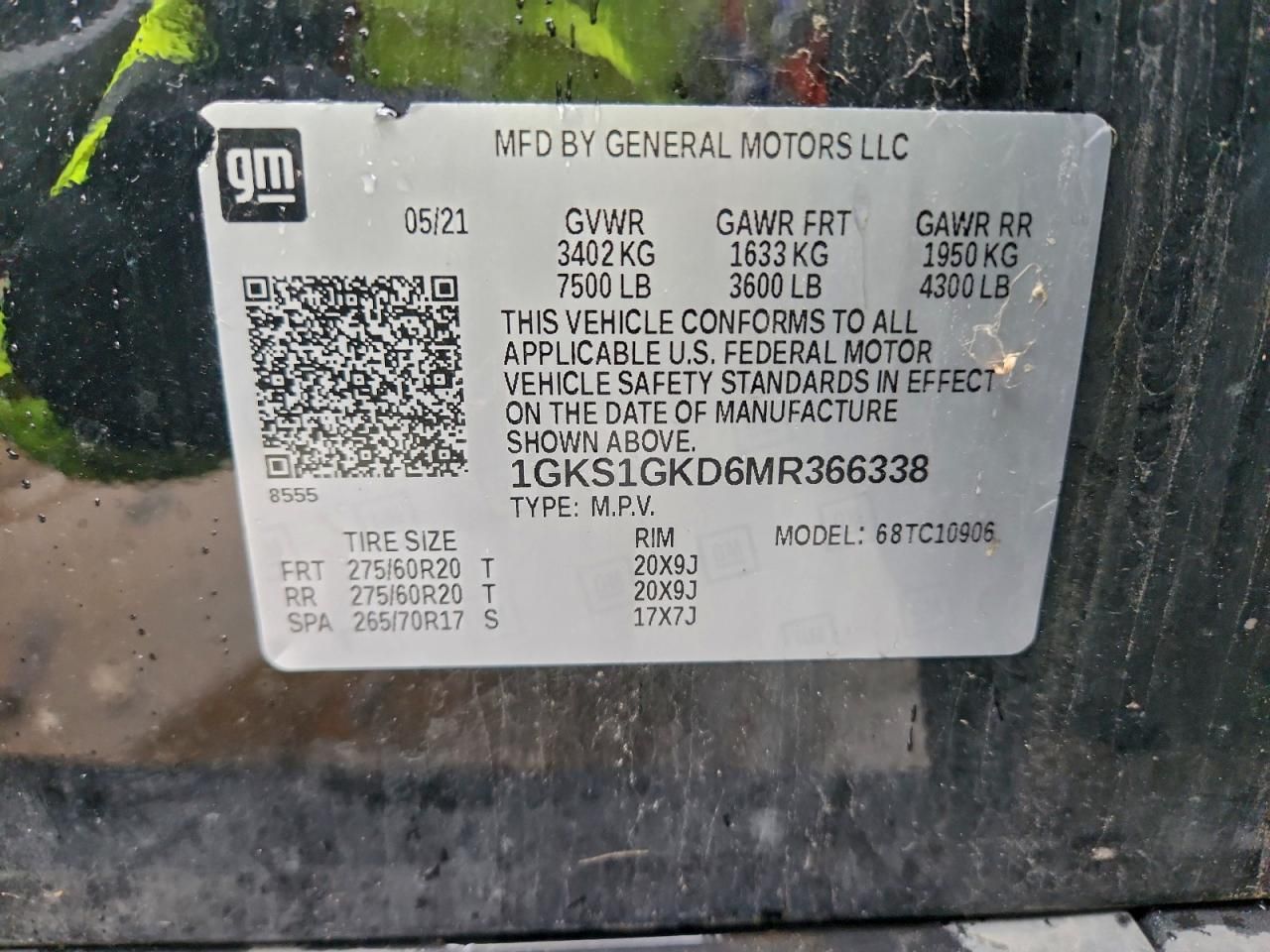 2021 GMC Yukon xl C1500 slt