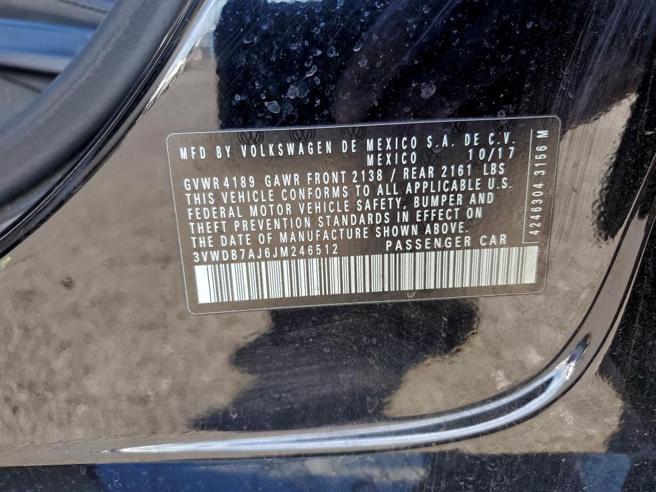 2018 Volkswagen Jetta se