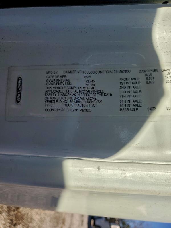 2022 Freightliner Cascadia 126 Semi Truck