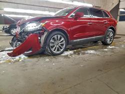 Lincoln mkx salvage cars for sale: 2016 Lincoln Mkx Reserve