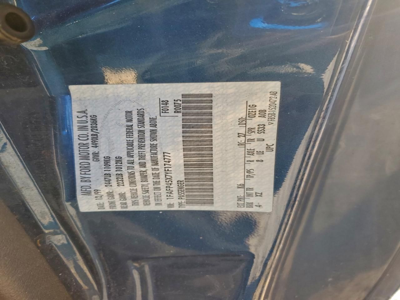 2000 Ford Mustang gt