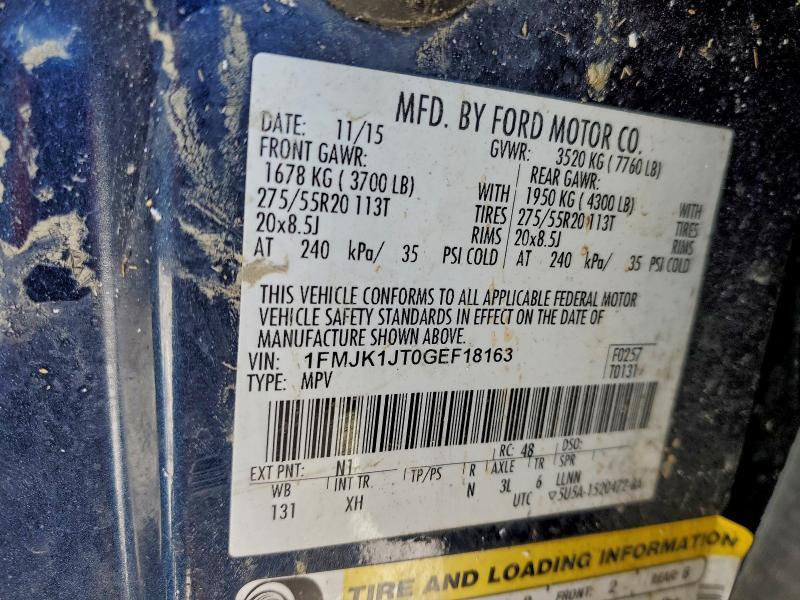 2016 Ford Expedition el xlt