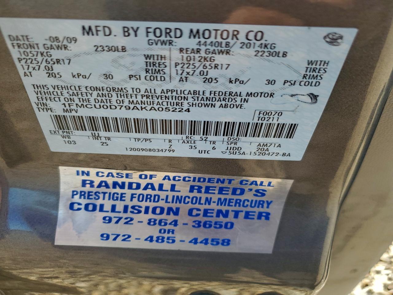 2010 Ford Escape xlt