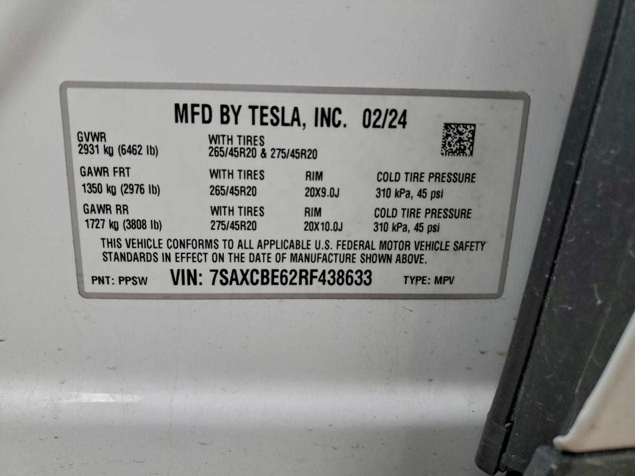 2024 Tesla Model x