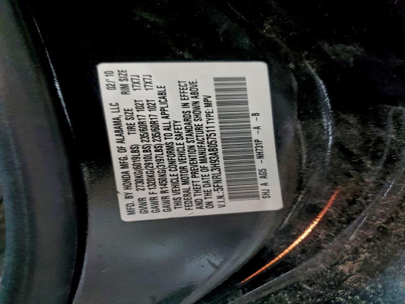 2010 Honda Odyssey Touring