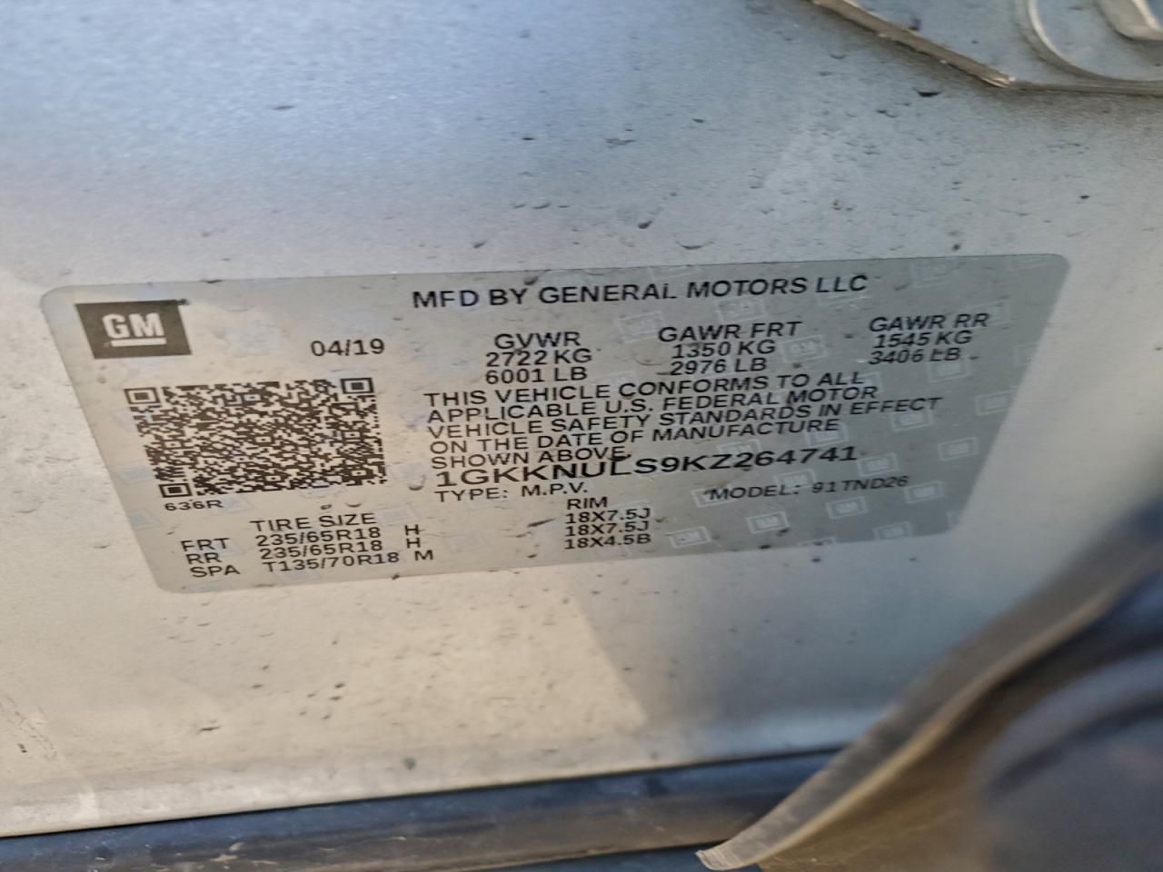 2019 GMC Acadia Slt-1