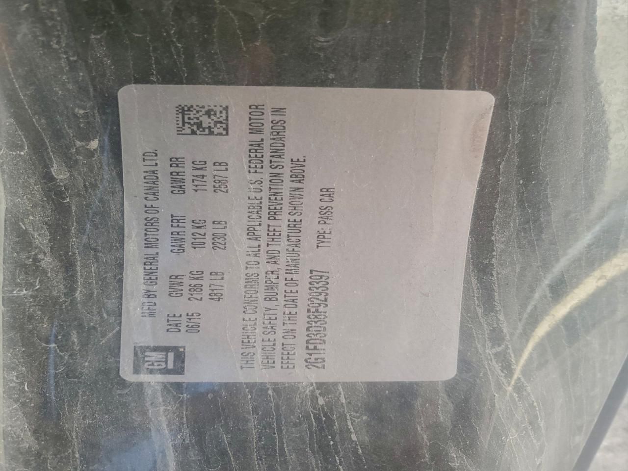 2015 Chevrolet Camaro lt