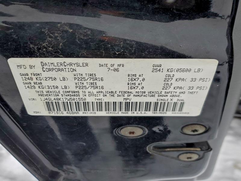 2007 Jeep Liberty Sport