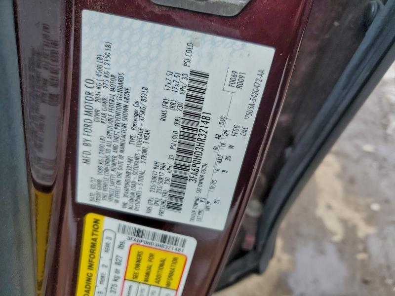 2017 Ford Fusion se
