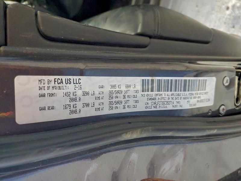 2016 Jeep Grand Cherokee Overland