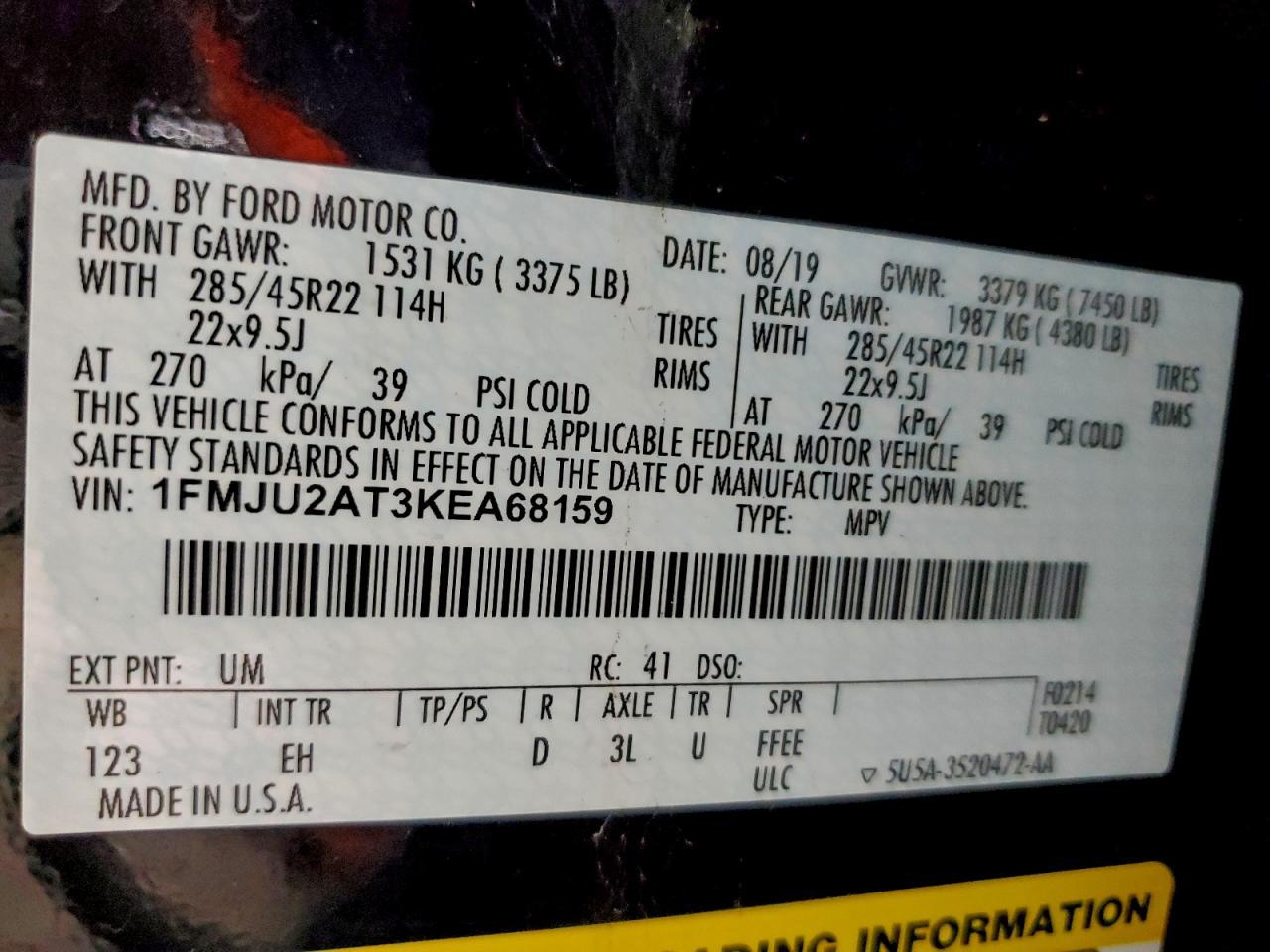 2019 Ford Expedition Limited