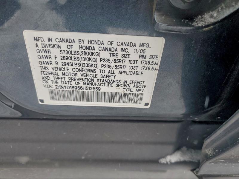 2006 Acura Mdx Touring